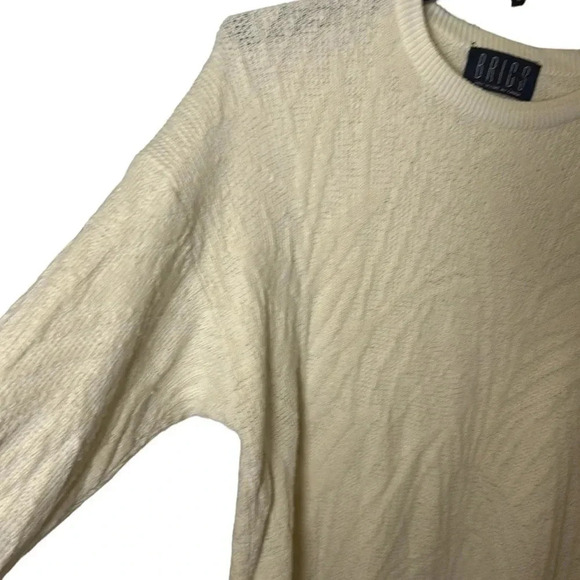 Cotton knit  chunky Sweater,men Small,Textured,ribbed,thick crew neck,Canada,vtg - Picture 3 of 11